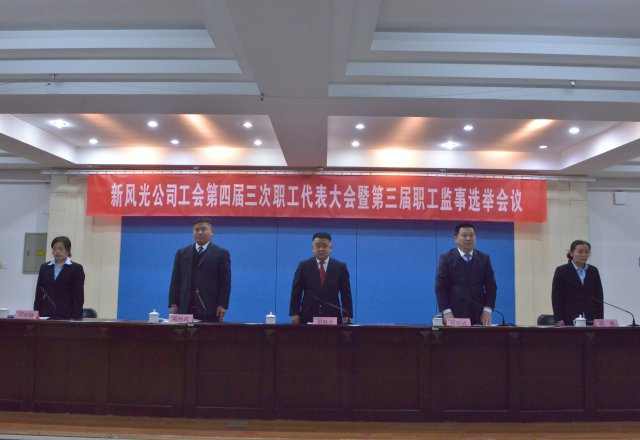 黨建帶工建，開(kāi)年譜新篇 新風(fēng)光公司工會(huì )第四屆三次職工代表大會(huì )召開(kāi)